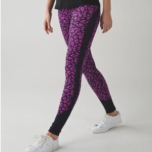 Lululemon Drop It Like It's Hot Tight Mini Cherry Cheetah Ultra Violet Naval Blu